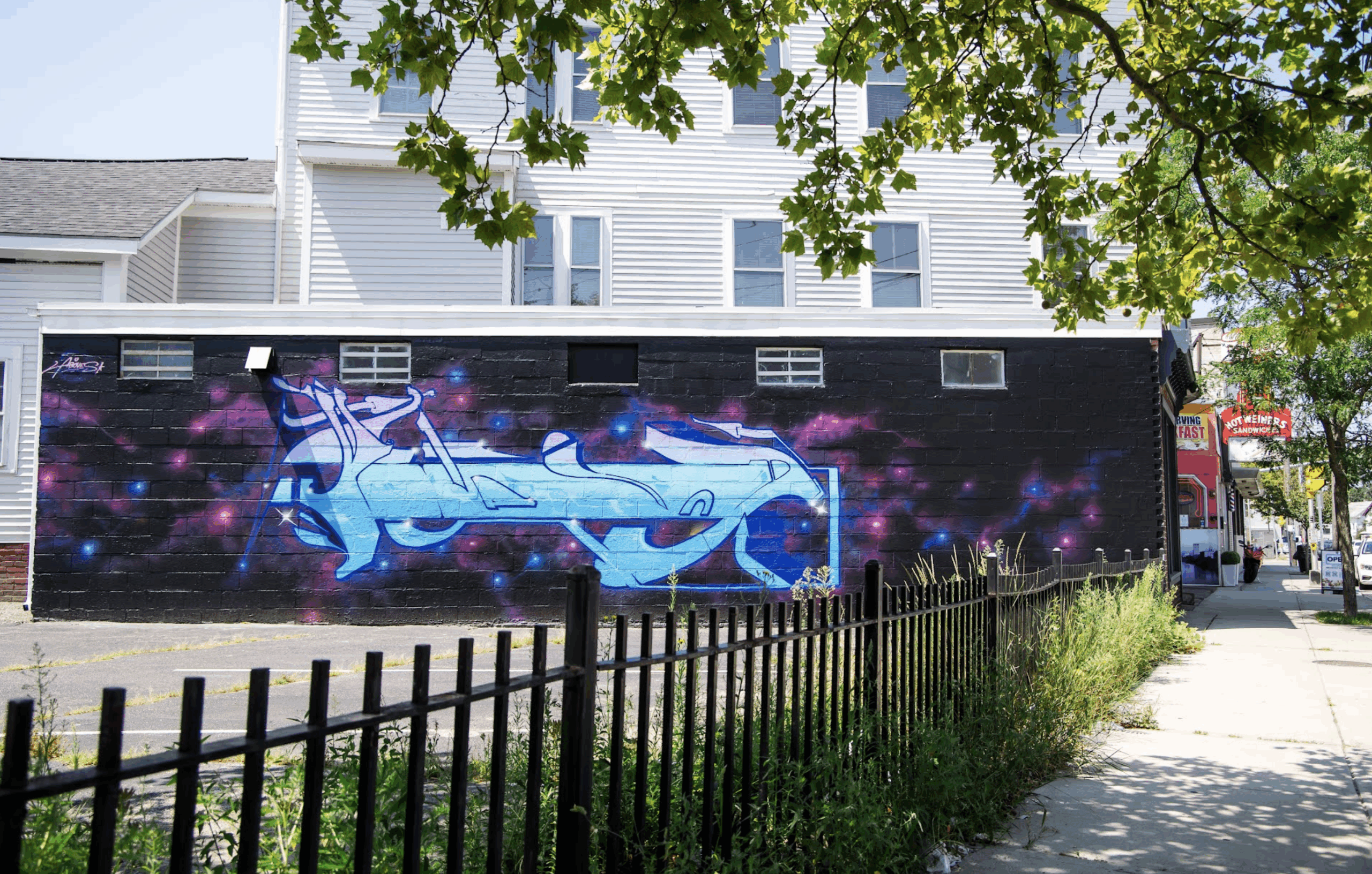 Image depicting a mural at 422 Smith Street, Providence, RI 02908, joy, dialogue, inclusion, The Avenue Concept